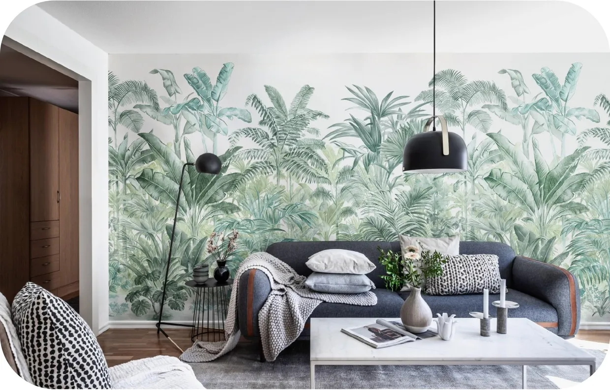 Sophisticated & Modern Living Room Wallpaper 